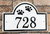 Paw Prints Family Name Plaque