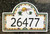 Ceramic Porcelain Address Plaques Desert Cactus Address Plaque