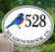 Ceramic Porcelain Address Plaques Bluebird House Number Plaque