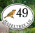 Golden Weaver Bird House Number Plaque