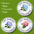 Ceramic Porcelain Address Plaques Hydrangea Cottage House Sign 