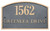Brass Address Plaque - Arch Style