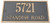 Brass Address Plaques Rectangle Address Plaques (Brass) 