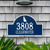 Sailboat Arch Address Plaque