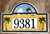 Ceramic Porcelain Address Plaques Tropical Beach House Number Plaque