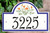 California Poppies Arch Address Plaque