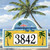 Beach Paradise Address Plaque - Ceramic