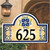 Ceramic Porcelain Address Plaques Old Spanish House Number Plaque