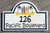 Surfboard House Number Address Plaque