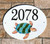 Sea Turtle House Number Plaque