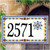 Talavera House Number Plaque – Porcelain