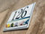 Beach Chairs House Number Plaque - Porcelain