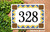 Mexican Style House Numbers Tile - Ceramic Porcelain