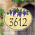 Ceramic Porcelain Address Plaques Italian Style House Number Plaque - Oval 