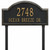 Whitehall Home Address Plaque - Estate Size - Metal