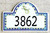 Gecko Address House Number Plaque