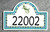 Gecko Address House Number Plaque