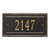 Whitehall Gardengate Address House Number Plaque