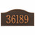 House Address Plaque - Large Arch Style