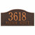 House Address Plaque - Large Arch Style