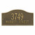 Whitehall Home Address Plaque - Flowing Arch Style