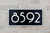 House Numbers Sign - Modern Numbers - Metal