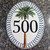 Ceramic Porcelain Address Plaques Palm Tree House Number Plaque