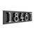 Whitehall  Floating Stand-Off 5 - Number Modern Horizontal House Sign 