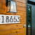 Whitehall  Floating Stand-Off 5 - Number Modern Horizontal House Sign 