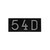 Whitehall  Floating Stand-Off 3 - Number Modern Horizontal House Sign 