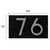 Whitehall  Floating Stand-Off 2 - Number Modern Horizontal House Sign 