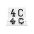 Whitehall  Floating Stand-Off 2 - Number Modern Horizontal House Sign 