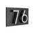 Whitehall  Floating Stand-Off 2 - Number Modern Horizontal House Sign