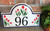 Tulip Flowers Address Sign House Plaque