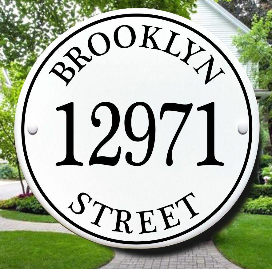 Oval Cottage Gate Wildflowers House Plaques Ceramic Address Plaques