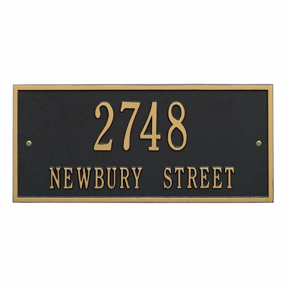 Personalized Address Plaques House Number Aluminum   Whitehall Rectangle Address House Plaque Hartford  38195.1645491502 