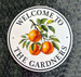 Ceramic Address Plaque with Oranges