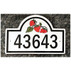 Strawberries House Number Plaque