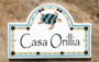 Mexican Sea Turtle Address House Plaque