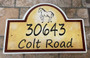 Horse Address Plaques - Halting