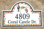 Desert Moondance Artisan House Plaque