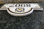 Mexican Brown Flower Address House Plaques