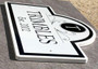Monogram Family Name House Plaque