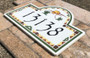 Desert Cactus Address Plaque