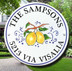 Lemons Address House Plaque