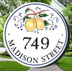 Lemons Address House Plaque