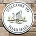 Cottage Gate Round Address Plaques