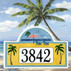 Beach Paradise Address Plaque - Ceramic