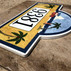 Beach Woody and Palms Address Marker