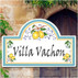 Lemons from Umbria Address Plaques